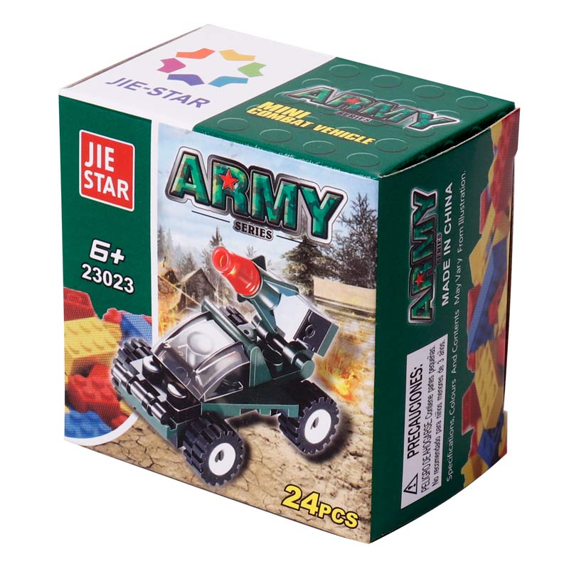 لگو ماشین جنگی 24 تکه Jie Star Army کد 23023