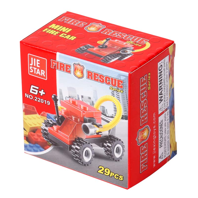 لگو ماشین آتش نشانی 29 تکه Jie Star Fire Rescue کد 22019