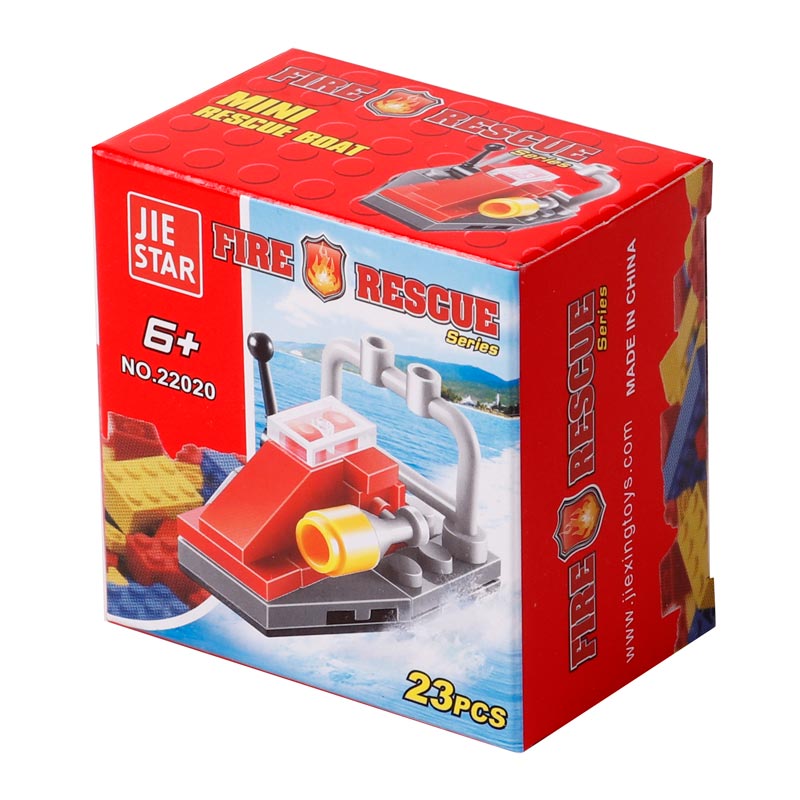لگو قایق آتش نشانی 23 تکه Jie Star Fire Rescue کد 22020
