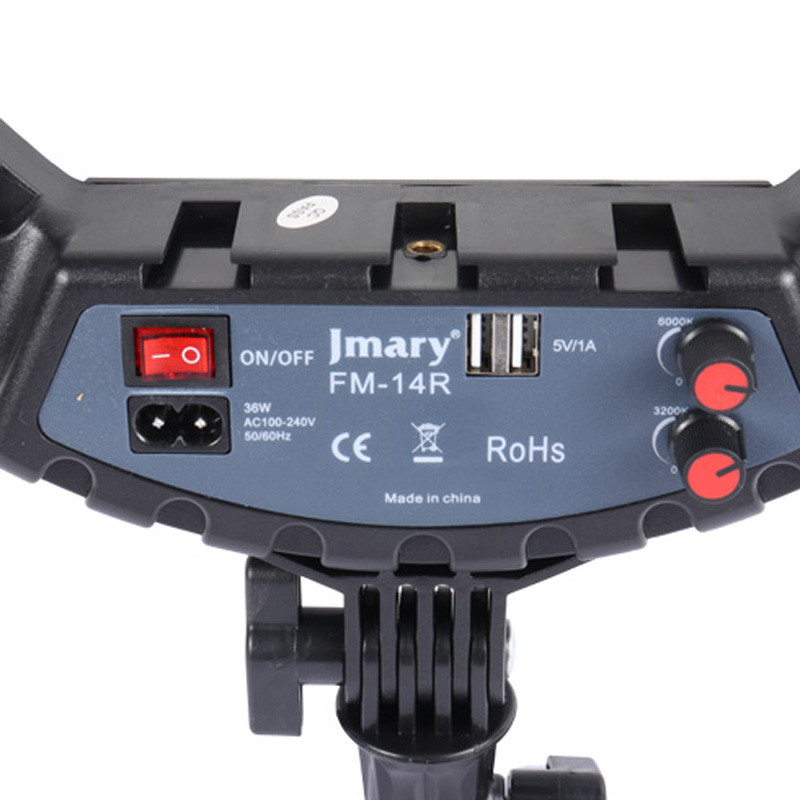 رینگ لایت پایه دار ″Jmary FM-14R 14