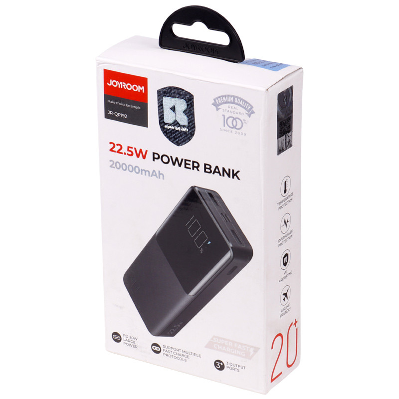 پاور بانک فست شارژ 20000 جوی روم Joyroom JR-QP192 QC3.0 PD 22.5W