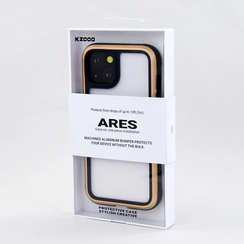 قاب ضد ضربه پشت شفاف Kzdoo Ares آیفون iPhone 13 / 14