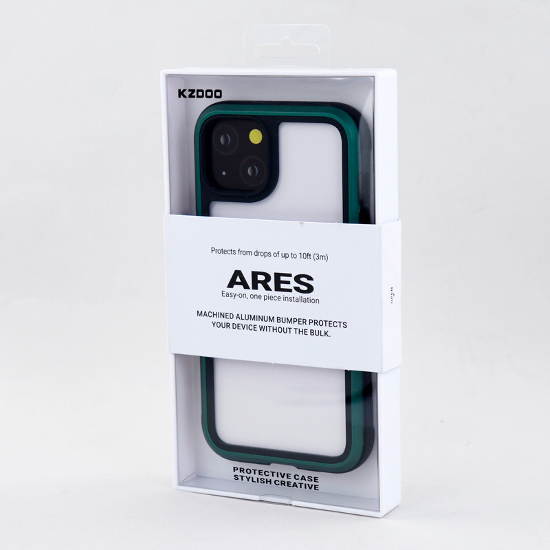 قاب ضد ضربه پشت شفاف Kzdoo Ares آیفون iPhone 13 / 14