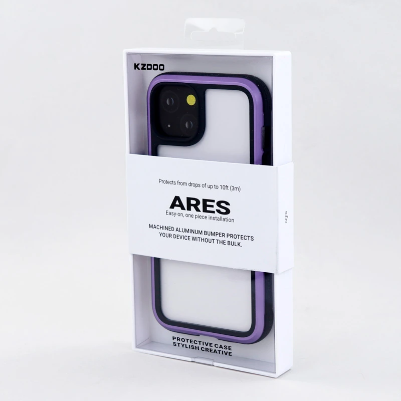قاب ضد ضربه پشت شفاف Kzdoo Ares آیفون iPhone 13 / 14