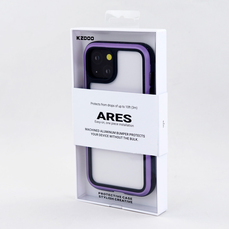 قاب ضد ضربه پشت شفاف Kzdoo Ares آیفون iPhone 13 / 14