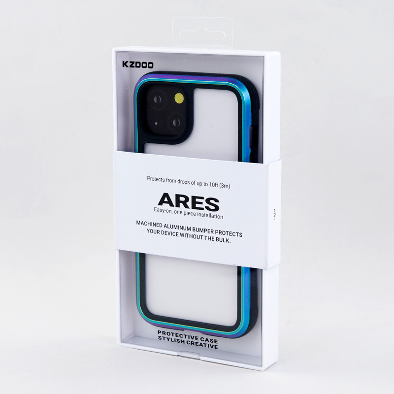 قاب ضد ضربه پشت شفاف Kzdoo Ares آیفون iPhone 13 / 14