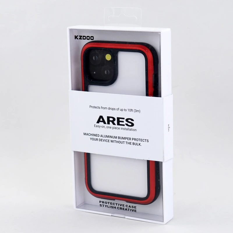 قاب ضد ضربه پشت شفاف Kzdoo Ares آیفون iPhone 13 / 14