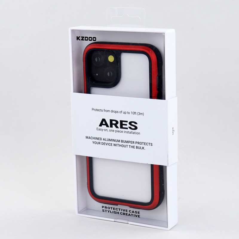 قاب ضد ضربه پشت شفاف Kzdoo Ares آیفون iPhone 13 / 14
