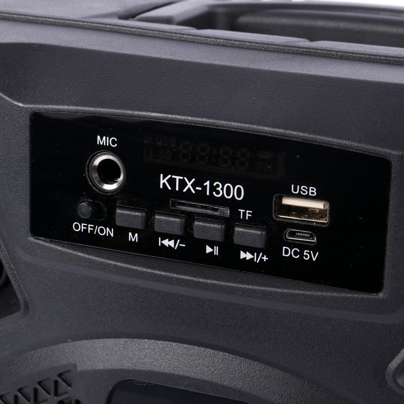 اسپیکر بلوتوثی رم و فلش خور KTX-1300 + میکروفون و ریموت کنترل