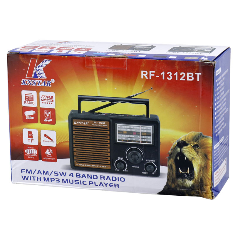 رادیو اسپیکر بلوتوثی رم و فلش خور Knstar RF-1312BT