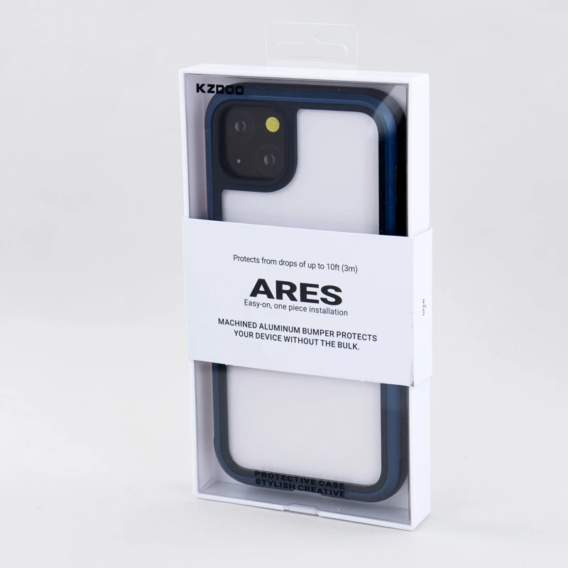 قاب ضد ضربه پشت شفاف Kzdoo Ares آیفون iPhone 14 Plus