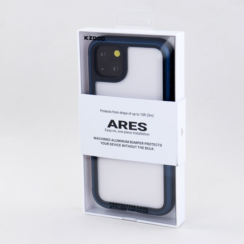 قاب ضد ضربه پشت شفاف Kzdoo Ares آیفون iPhone 14 Plus