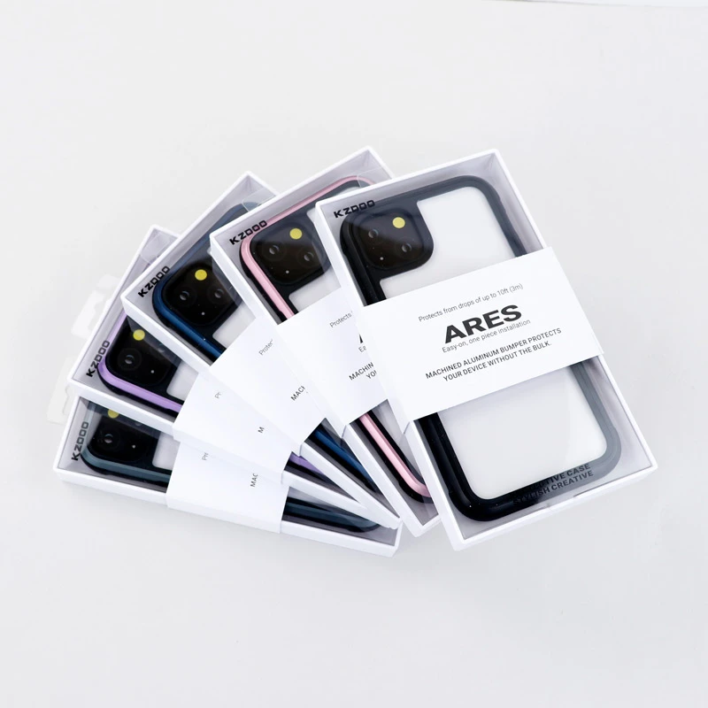 قاب ضد ضربه پشت شفاف Kzdoo Ares آیفون iPhone 14 Plus