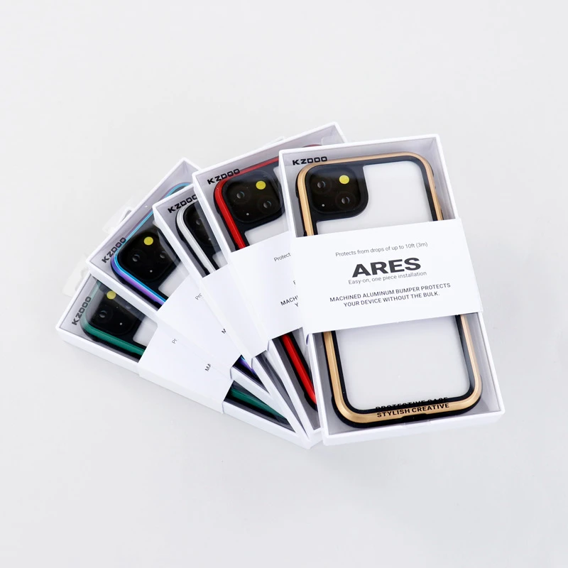 قاب ضد ضربه پشت شفاف Kzdoo Ares آیفون iPhone 14 Plus