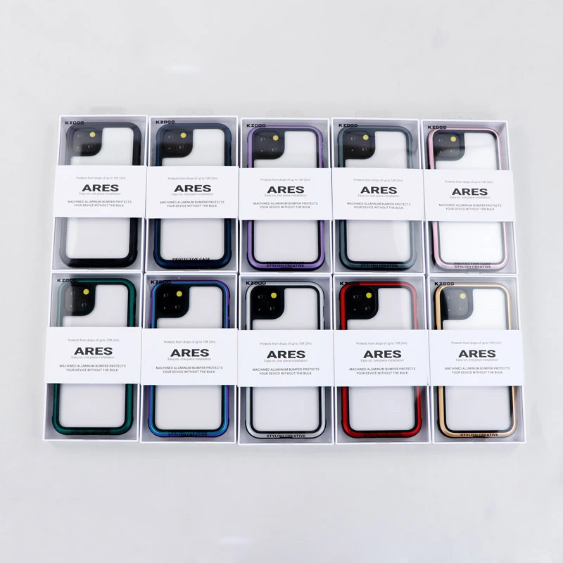 قاب ضد ضربه پشت شفاف Kzdoo Ares آیفون iPhone 14 Plus