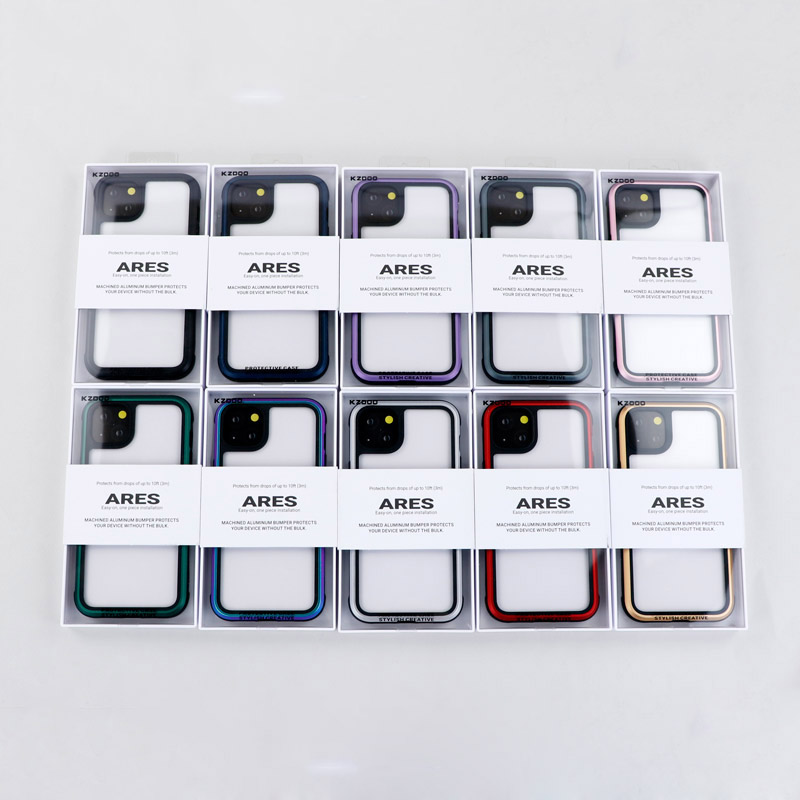 قاب ضد ضربه پشت شفاف Kzdoo Ares آیفون iPhone 14 Plus