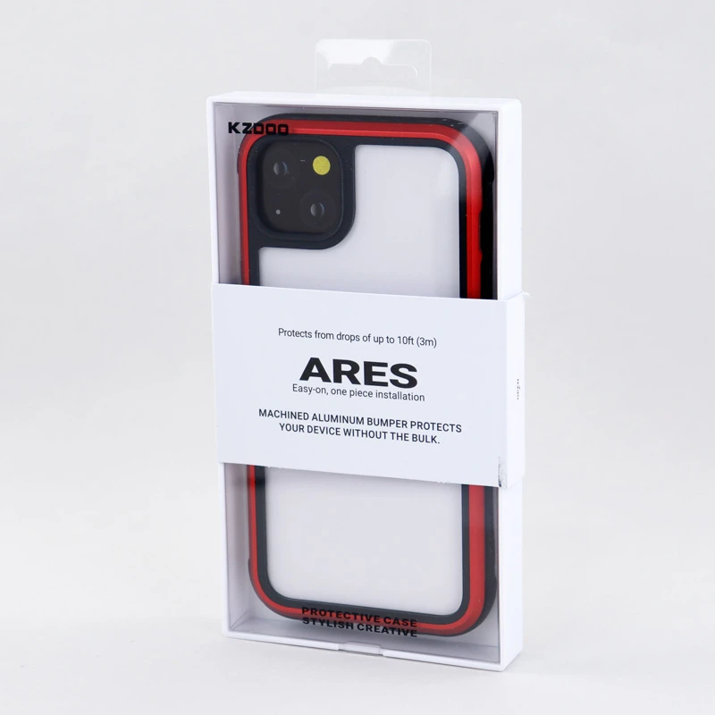قاب ضد ضربه پشت شفاف Kzdoo Ares آیفون iPhone 14 Plus