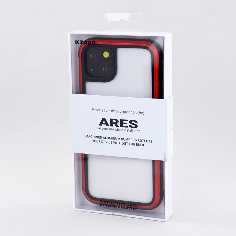 قاب ضد ضربه پشت شفاف Kzdoo Ares آیفون iPhone 14 Plus
