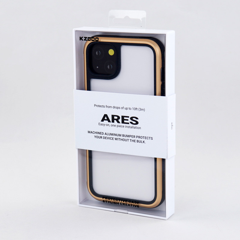 قاب ضد ضربه پشت شفاف Kzdoo Ares آیفون iPhone 14 Plus