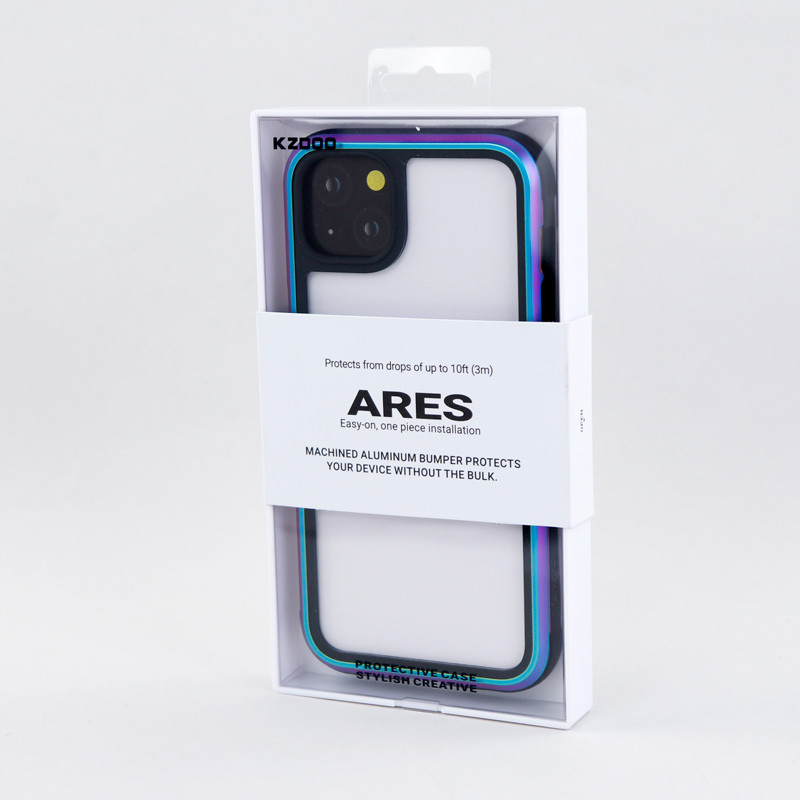 قاب ضد ضربه پشت شفاف Kzdoo Ares آیفون iPhone 14 Plus