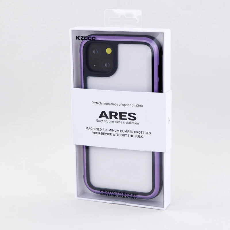 قاب ضد ضربه پشت شفاف Kzdoo Ares آیفون iPhone 14 Plus