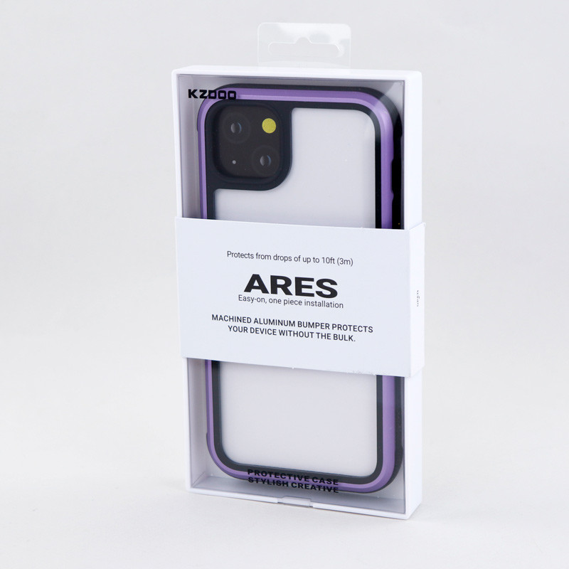 قاب ضد ضربه پشت شفاف Kzdoo Ares آیفون iPhone 14 Plus