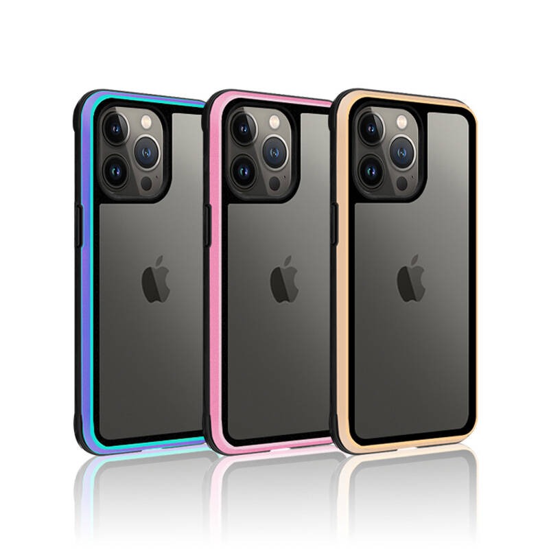 قاب ضد ضربه پشت شفاف Kzdoo Ares آیفون iPhone 14 Pro