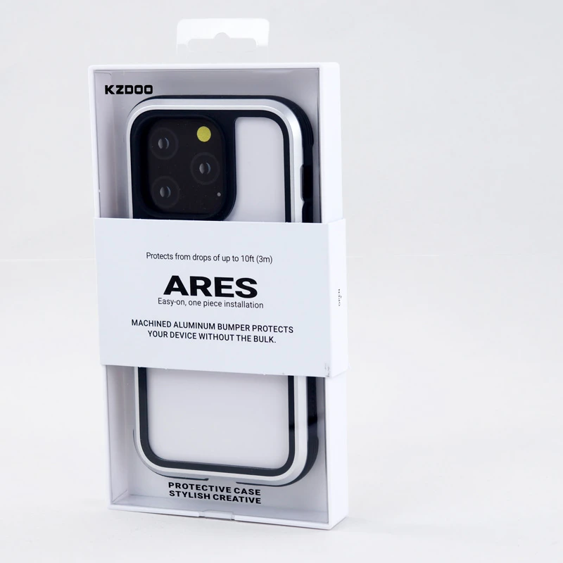 قاب ضد ضربه پشت شفاف Kzdoo Ares آیفون iPhone 14 Pro