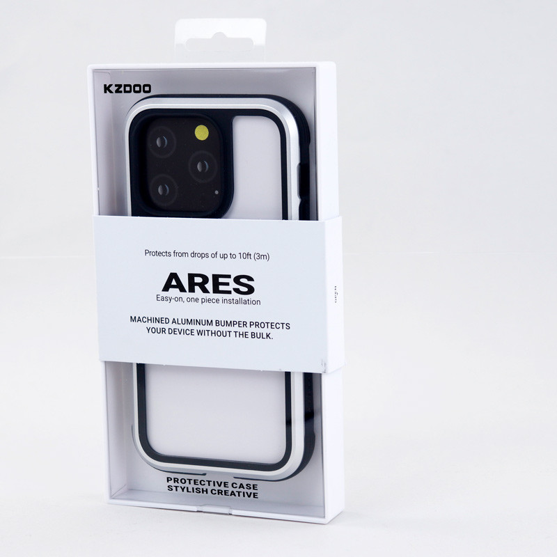 قاب ضد ضربه پشت شفاف Kzdoo Ares آیفون iPhone 14 Pro