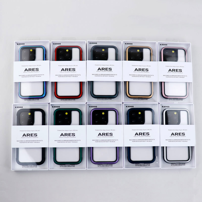 قاب ضد ضربه پشت شفاف Kzdoo Ares آیفون iPhone 14 Pro