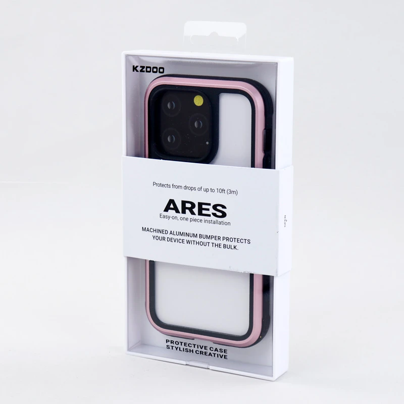 قاب ضد ضربه پشت شفاف Kzdoo Ares آیفون iPhone 14 Pro