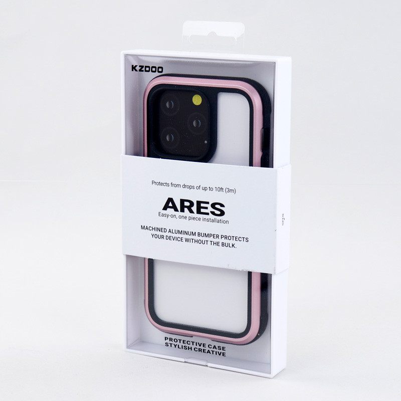 قاب ضد ضربه پشت شفاف Kzdoo Ares آیفون iPhone 14 Pro