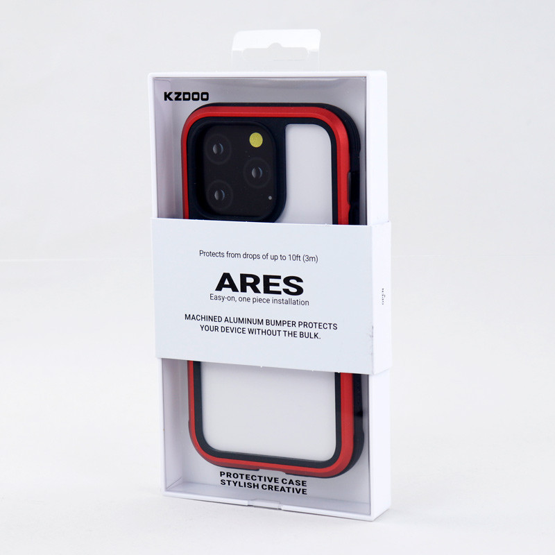 قاب ضد ضربه پشت شفاف Kzdoo Ares آیفون iPhone 14 Pro