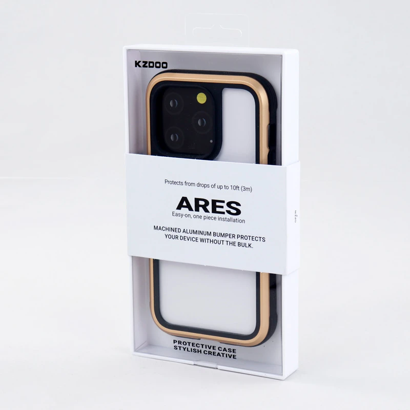 قاب ضد ضربه پشت شفاف Kzdoo Ares آیفون iPhone 14 Pro