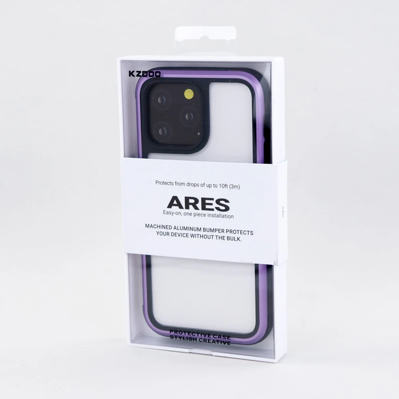 قاب ضد ضربه پشت شفاف Kzdoo Ares آیفون iPhone 14 Pro Max
