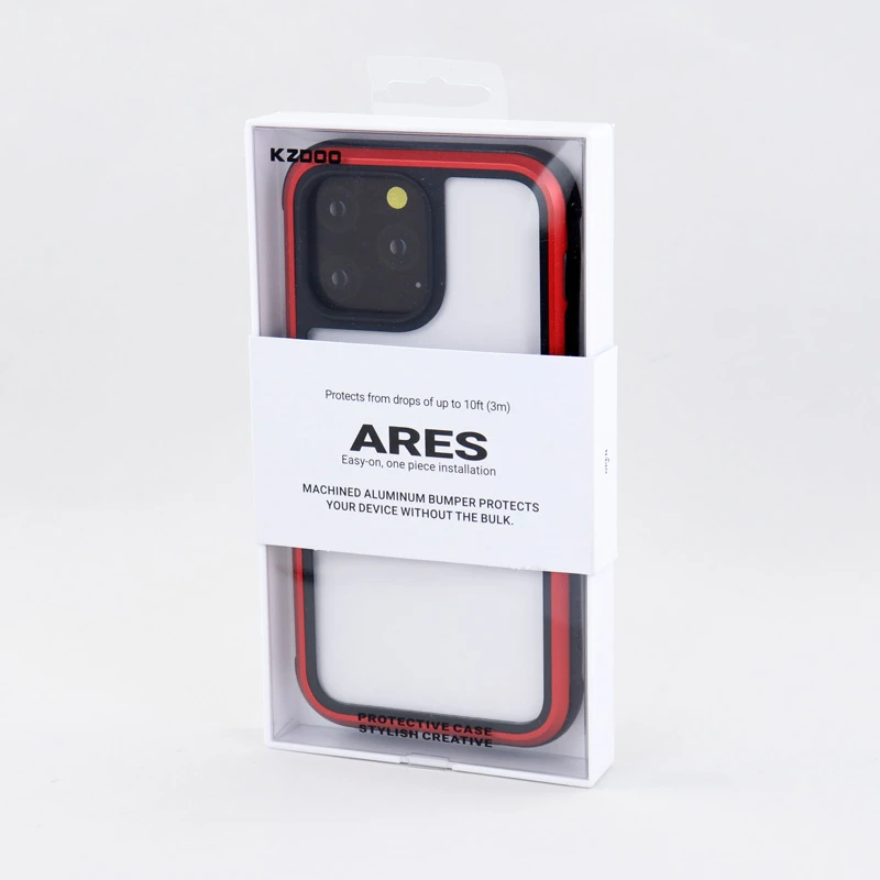 قاب ضد ضربه پشت شفاف Kzdoo Ares آیفون iPhone 14 Pro Max