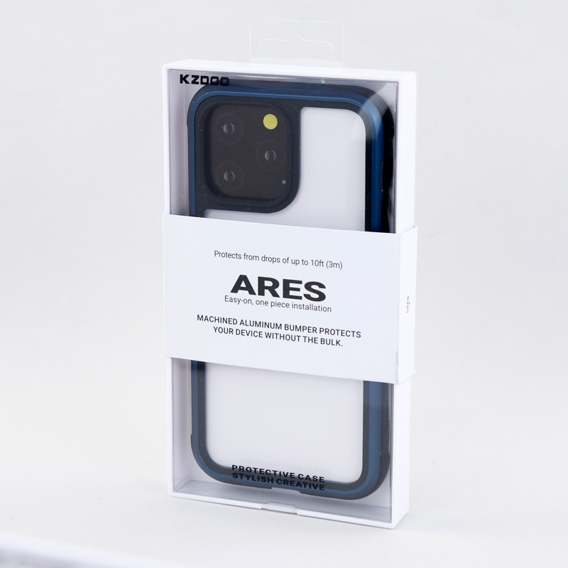 قاب ضد ضربه پشت شفاف Kzdoo Ares آیفون iPhone 14 Pro Max