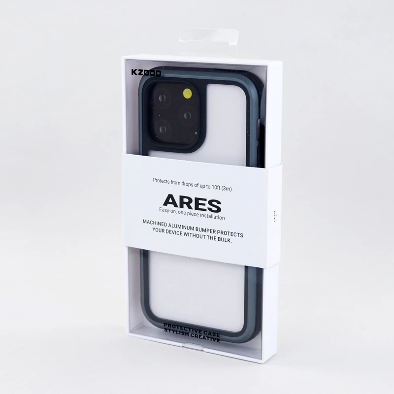 قاب ضد ضربه پشت شفاف Kzdoo Ares آیفون iPhone 14 Pro Max