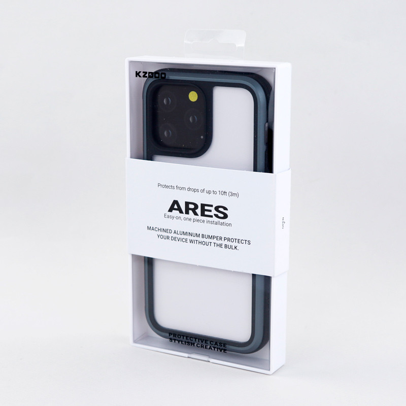 قاب ضد ضربه پشت شفاف Kzdoo Ares آیفون iPhone 14 Pro Max