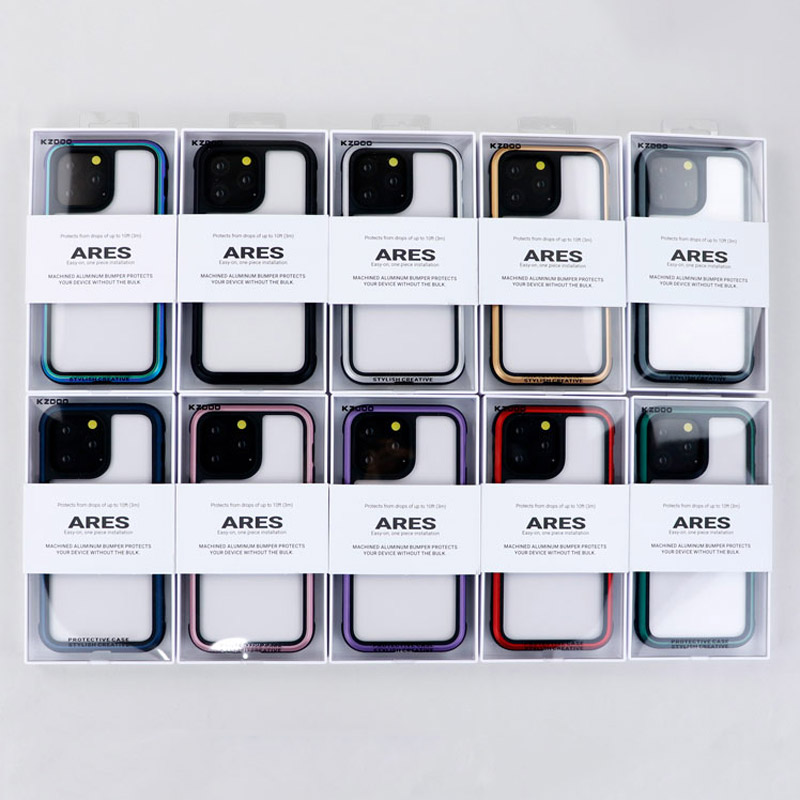 قاب ضد ضربه پشت شفاف Kzdoo Ares آیفون iPhone 14 Pro Max