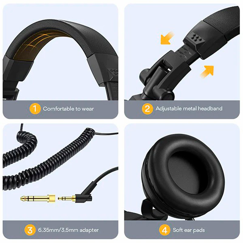 هدفون مانیتورینگ سیم دار Maono AU-MH501