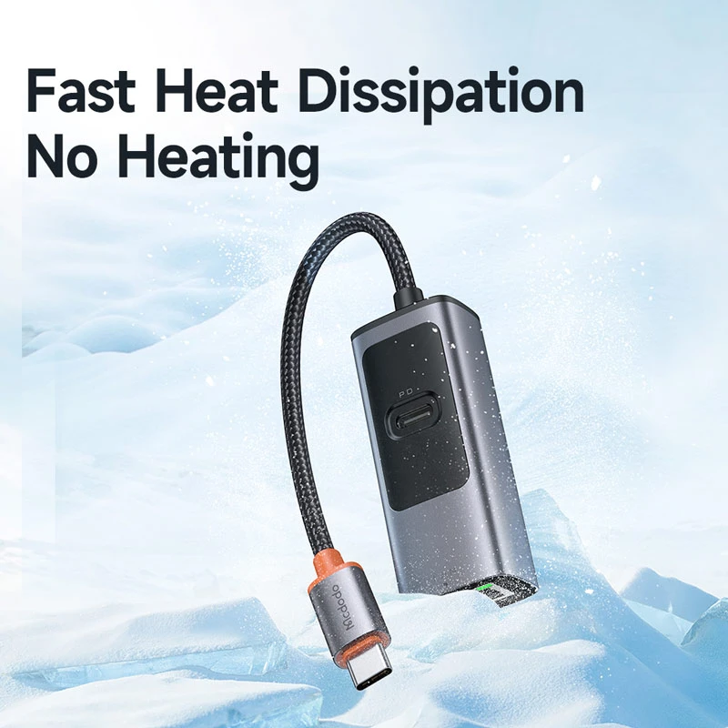 تبدیل Type-C به LAN / Type-C مک دودو HU-0680