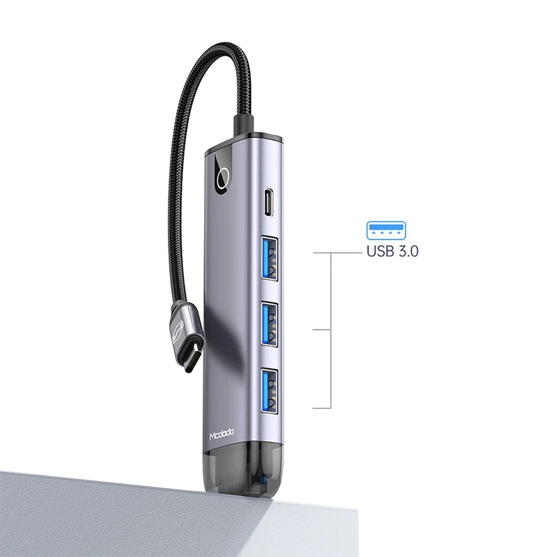هاب Mcdodo HU-7750 USB 3.0/HDMI/Type-C PD To Type-C