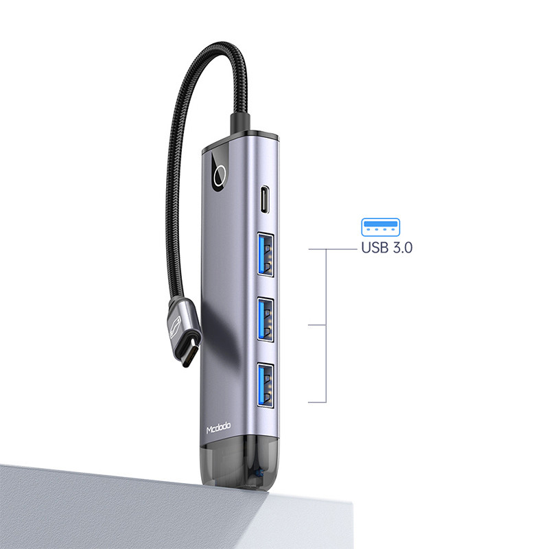 هاب Mcdodo HU-7750 USB 3.0/HDMI/Type-C PD To Type-C