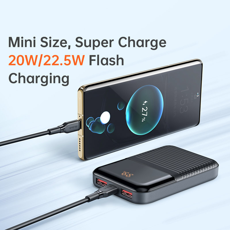 پاور بانک فست شارژ مک دودو MC-585 QC PD 22.5W ظرفیت 10000 میلی آمپر ساعت