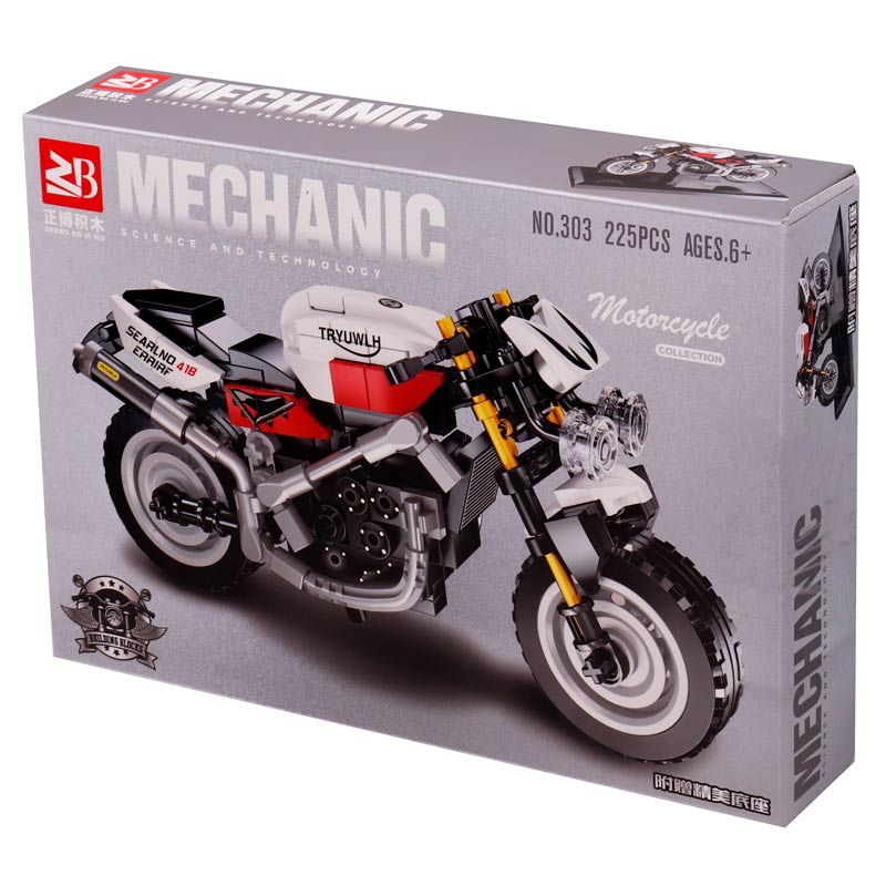 لگو موتور سیکلت 225 تکه Mechanic کد 303