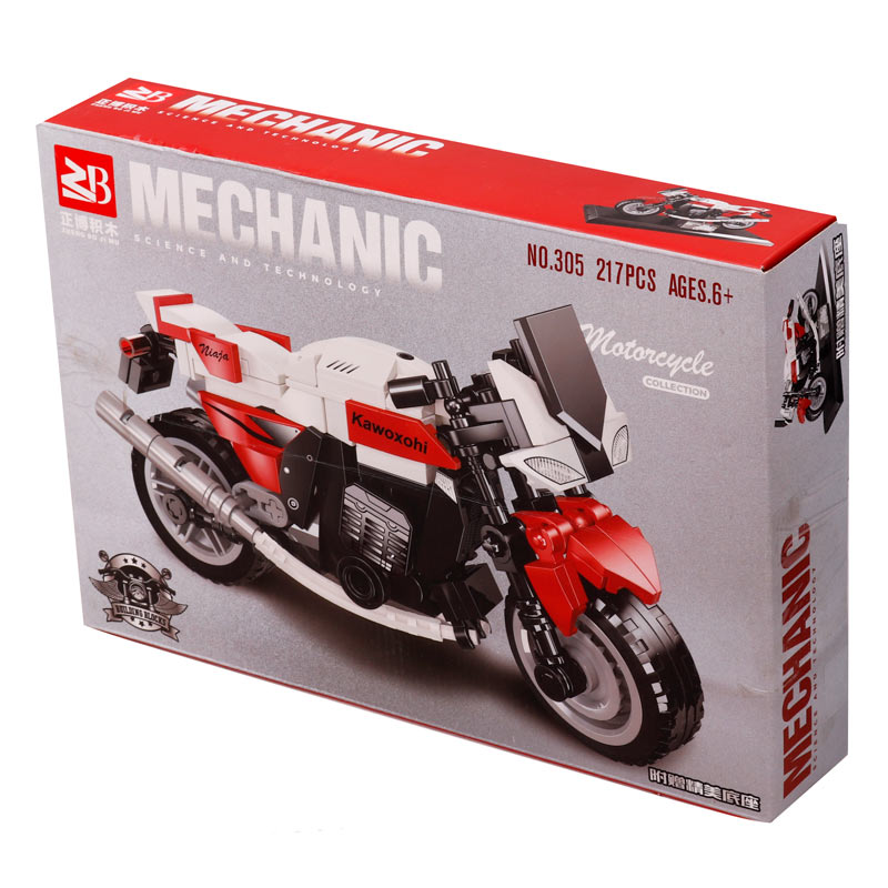 لگو موتور سیکلت 217 تکه Mechanic کد 305