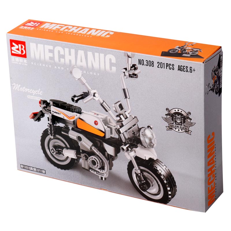 لگو موتور سیکلت 201 تکه Mechanic کد 308