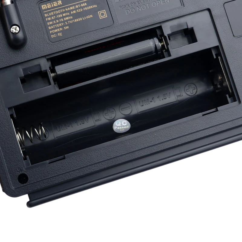 رادیو اسپیکر بلوتوثی رم و فلش خور خورشیدی Meier M-528BT-S