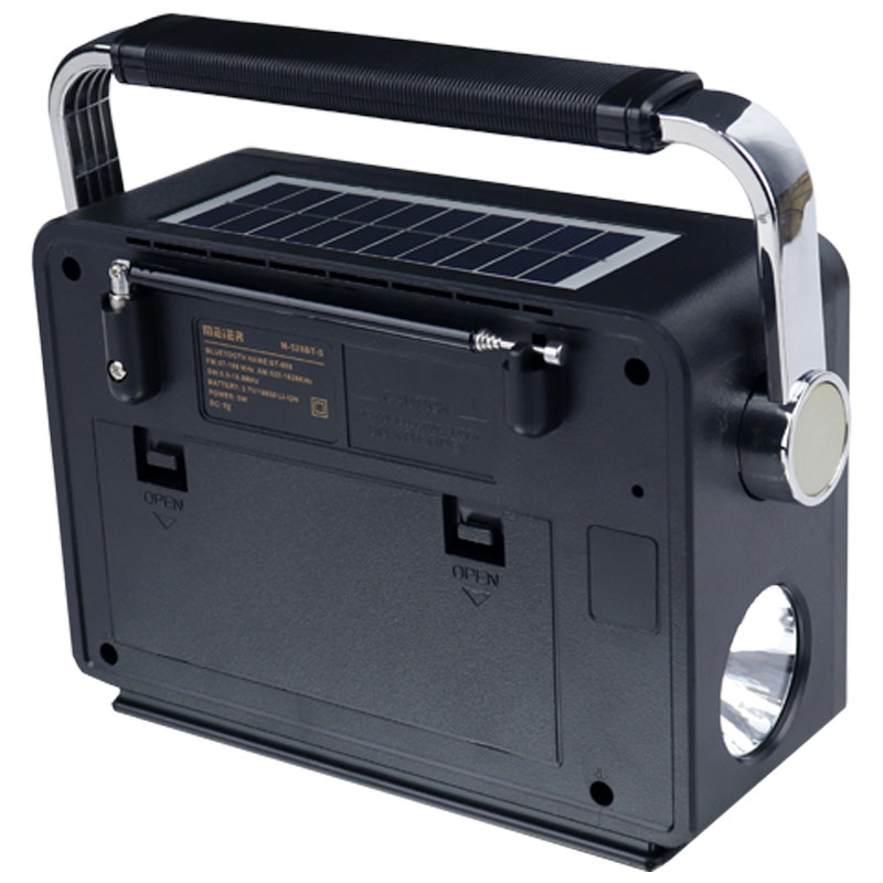 رادیو اسپیکر بلوتوثی رم و فلش خور خورشیدی Meier M-528BT-S